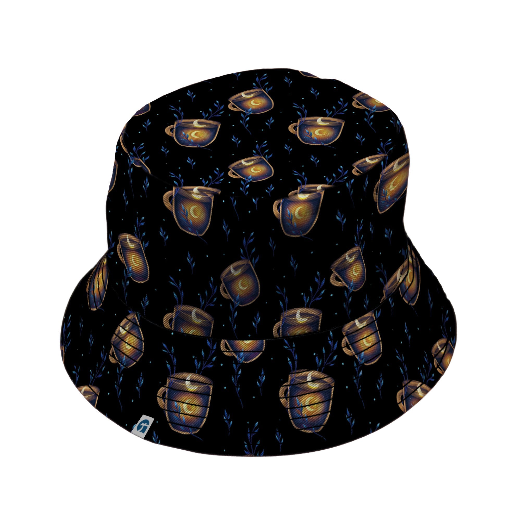 A Cup of Moonshine Bucket Hat Geek Nerd 0925 Design by Episodic FLOW DESC WRITING