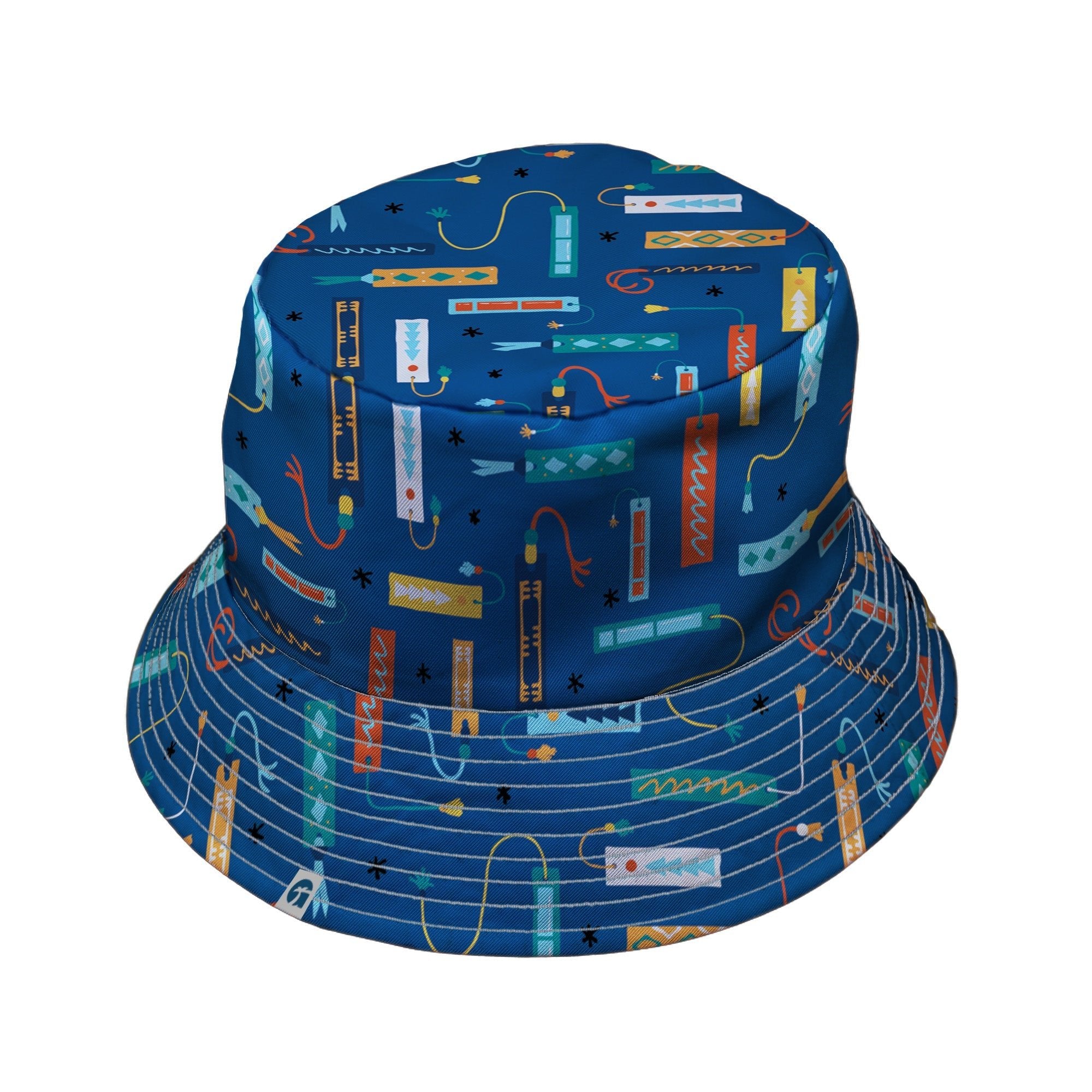 Adventures Bookmark Bucket Hat Geek Nerd book prints Design by Zirkus Design lx - B