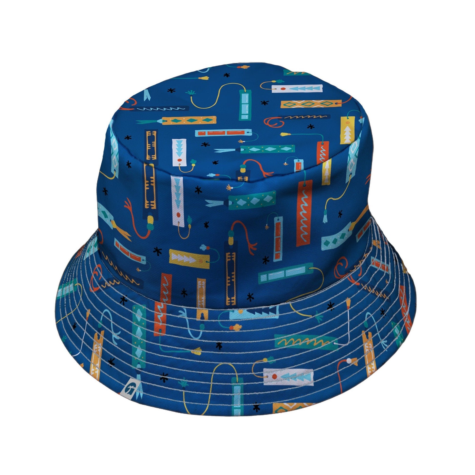 Adventures Bookmark Bucket Hat Geek Nerd book prints Design by Zirkus Design lx - B