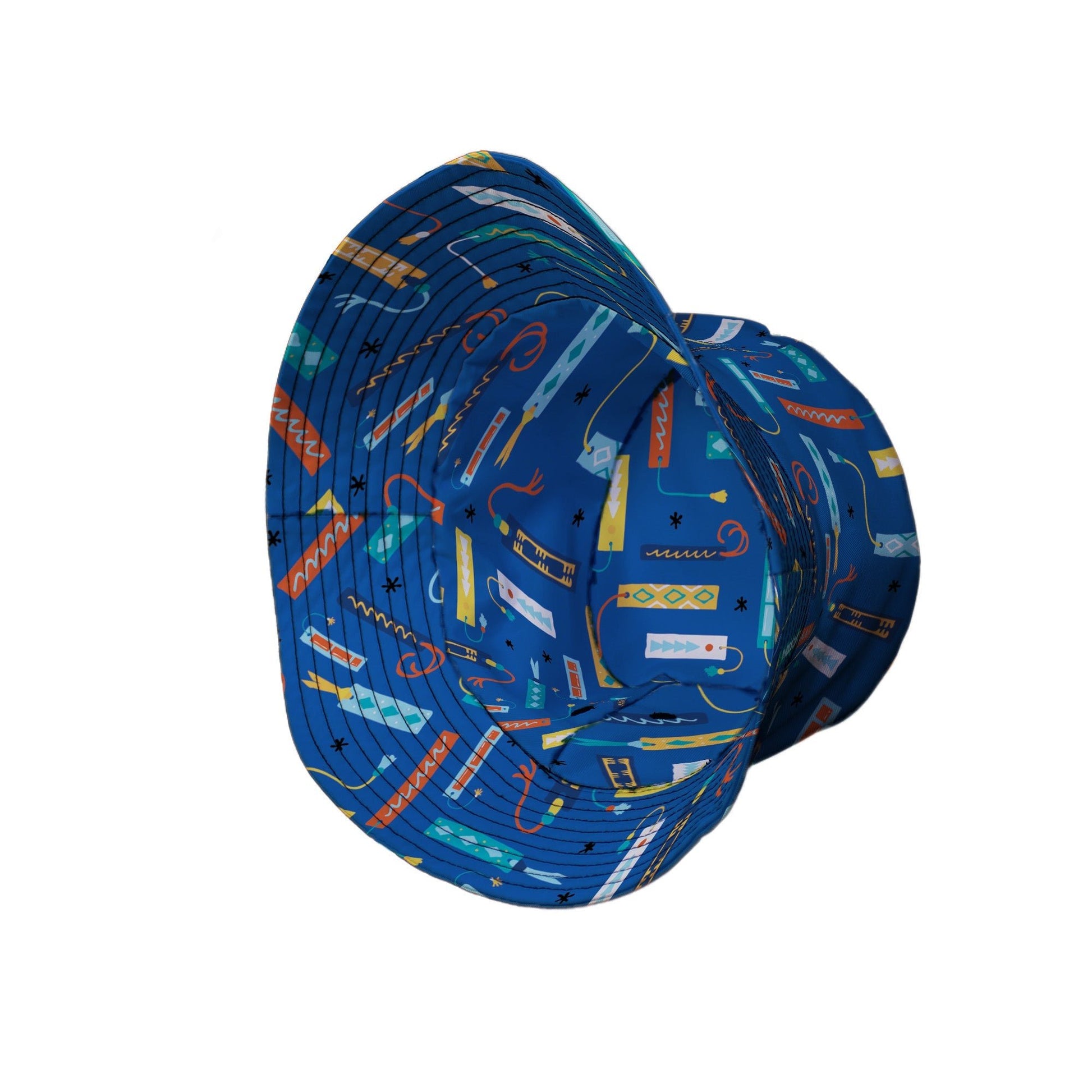 Adventures Bookmark Bucket Hat Geek Nerd book prints Design by Zirkus Design lx - B