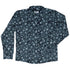 Airplanes Blue Camouflage Blue Long Sleeve Button Up Shirt Geek Nerd adult sizing aviation print FLOW DESC WRITING