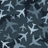 Airplanes Blue Camouflage Blue Long Sleeve Button Up Shirt Geek Nerd adult sizing aviation print FLOW DESC WRITING