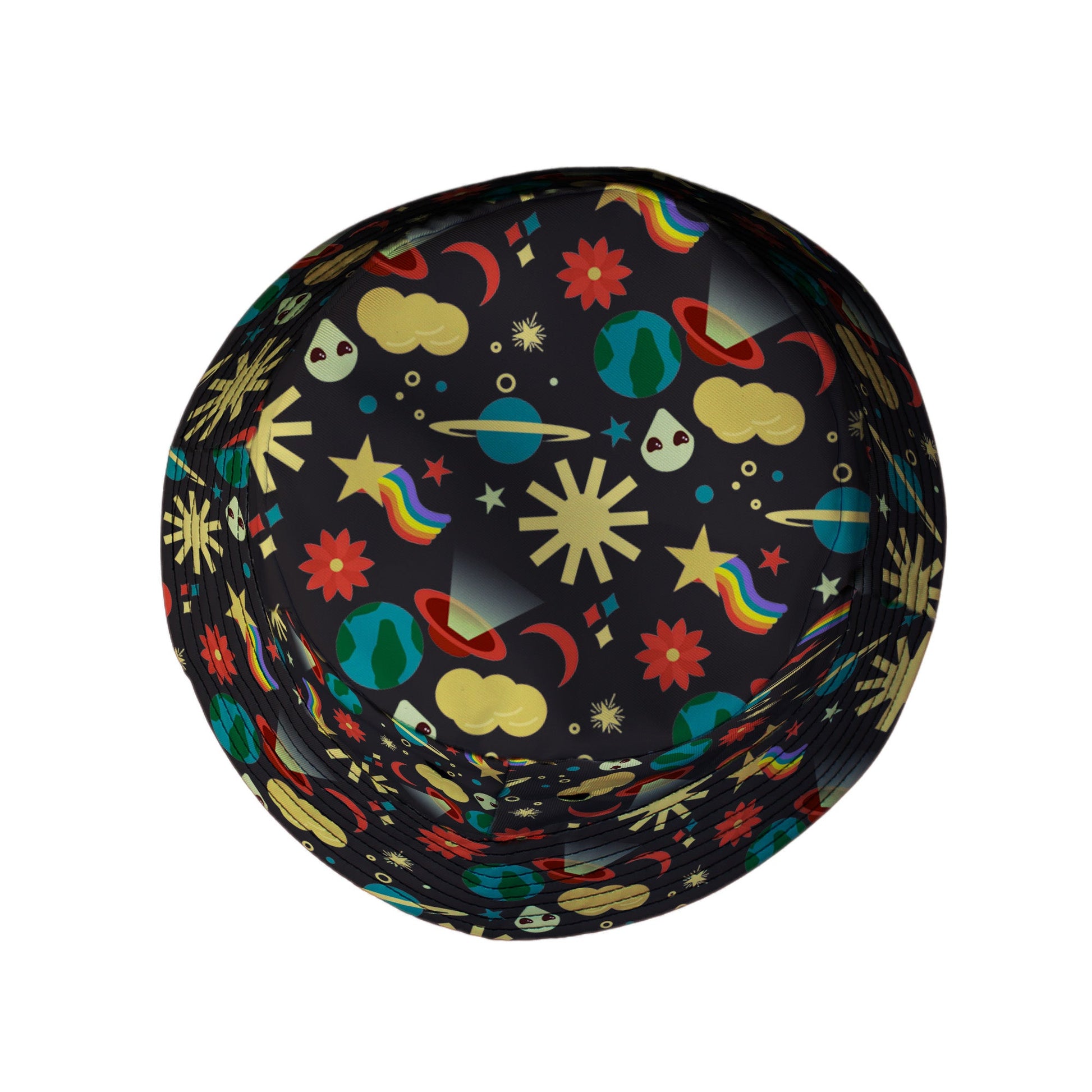 Alien Daydreams Bucket Hat Geek Nerd 0925 Design by Heather Davenport FLOW DESC WRITING