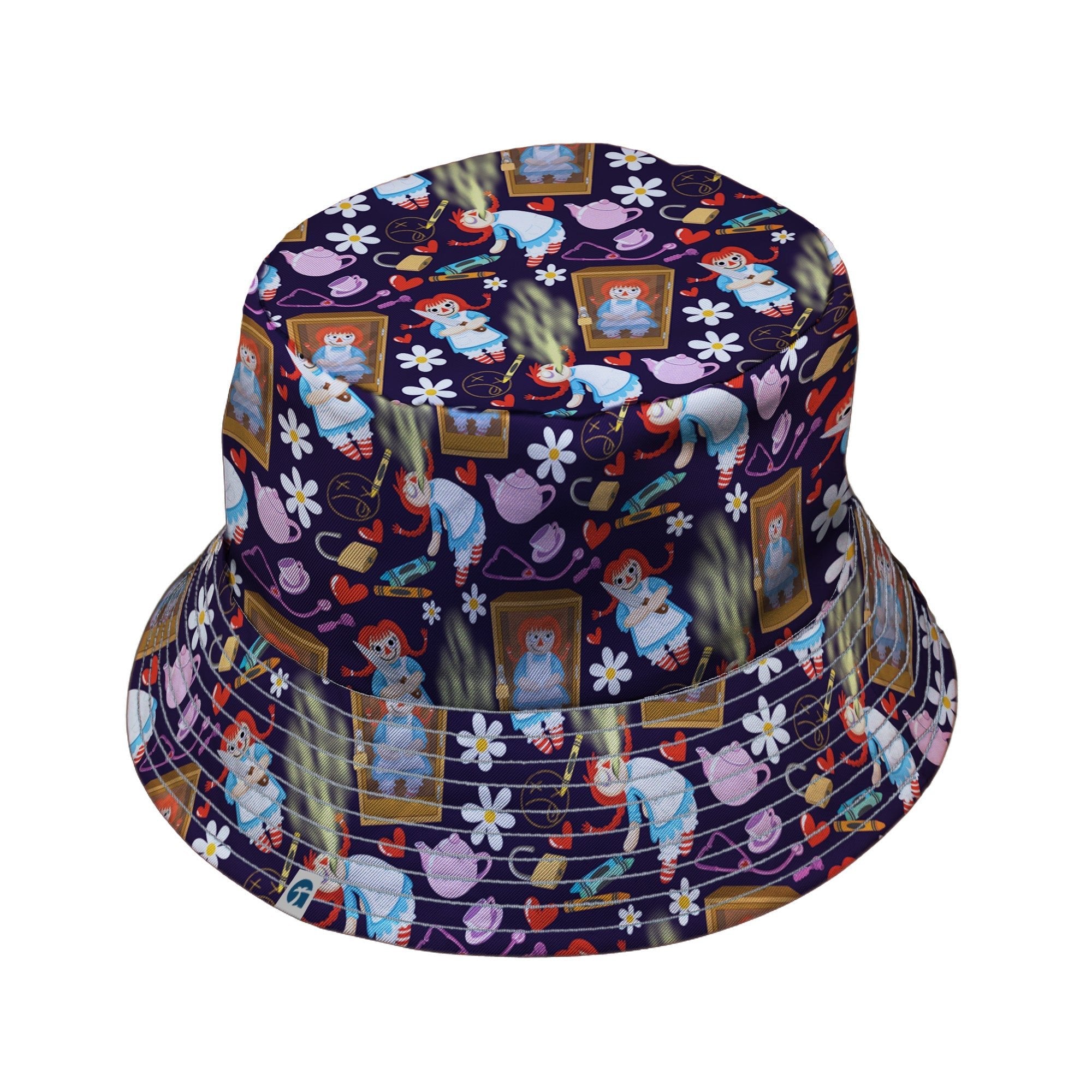 Annabelle Doll Bucket Hat Geek Nerd 0925 Design by Julie Kitzes Fantasy Prints
