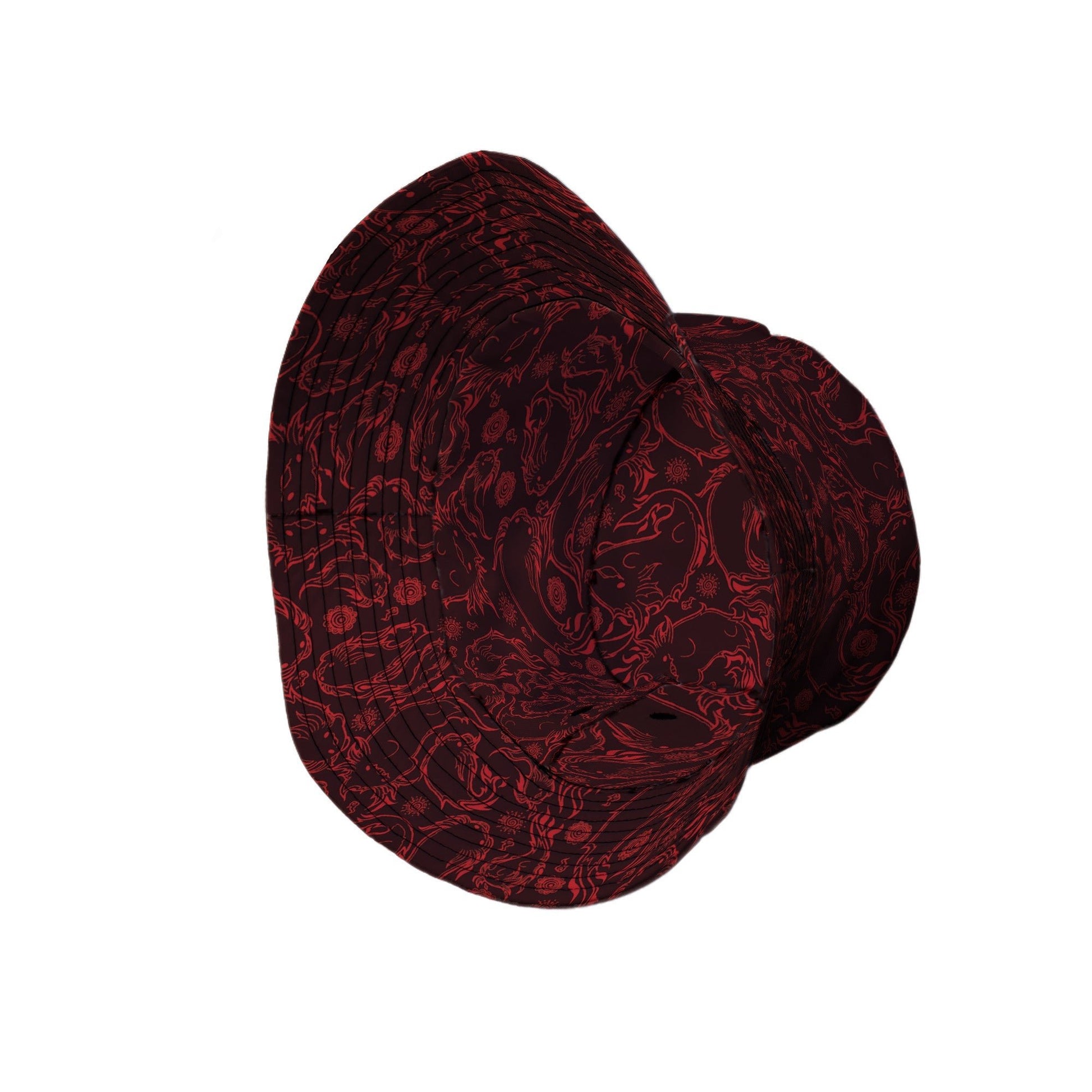 Axolotil Firebending Salamanders Bucket Hat - Anime - Design by Ardi Tong - lx - B