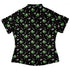 Chickenossauro Rex Curvy Button Up Shirt Geek Nerd Design by Tobe Fonseca dinosaur print q225