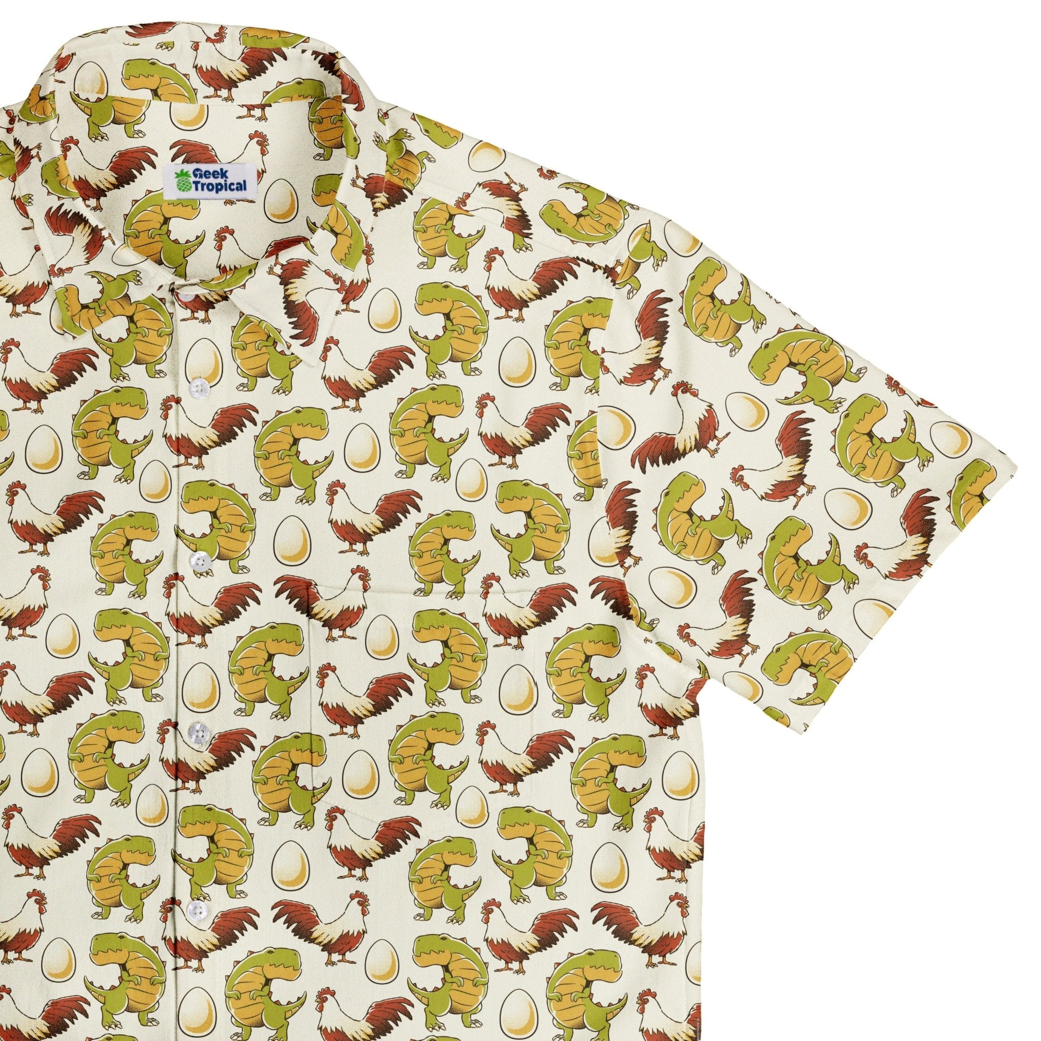 Before the Chicken Button Up Shirt Geek Nerd 0925 adult sizing All Adult Button Up Shirts
