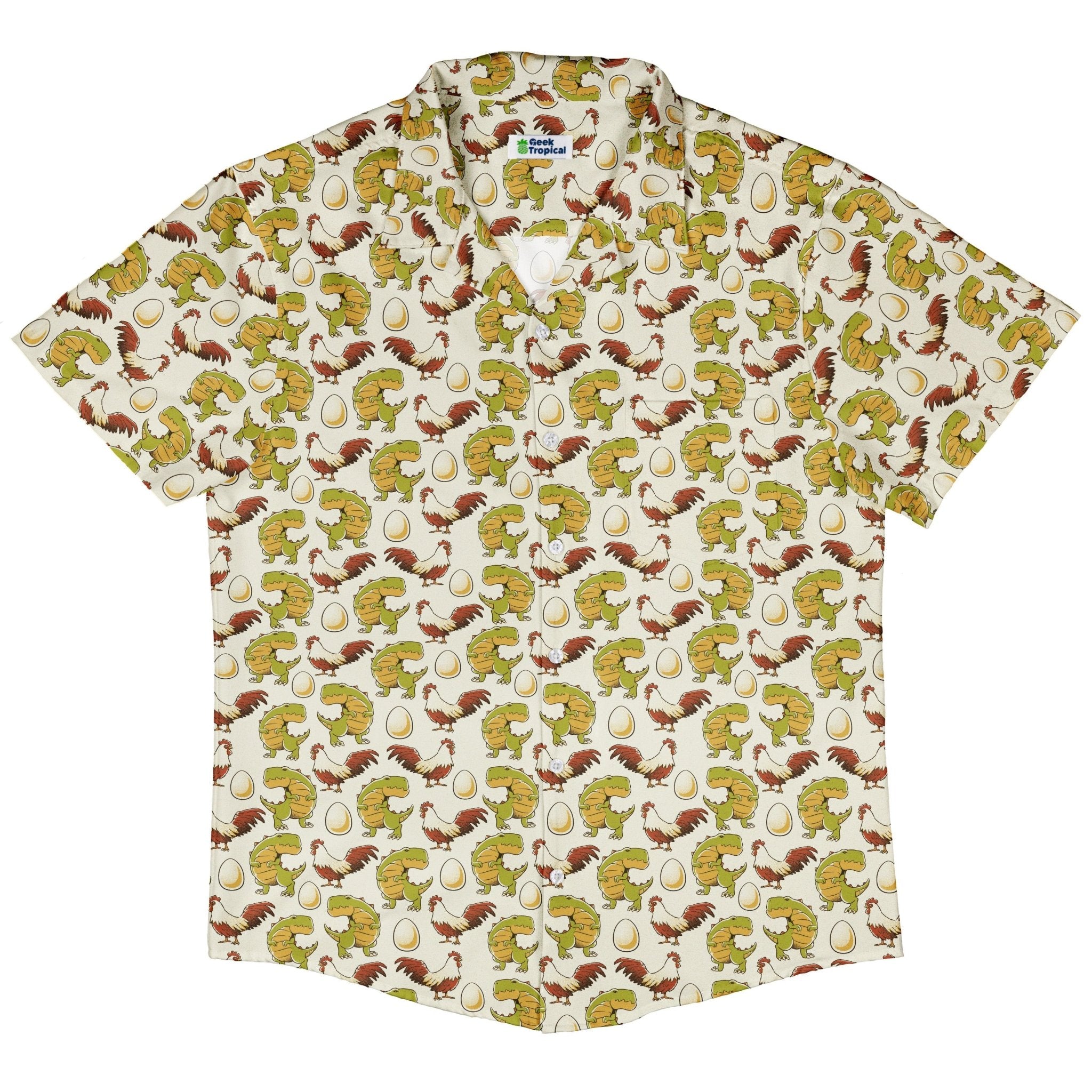 Before the Chicken Button Up Shirt Geek Nerd 0925 adult sizing All Adult Button Up Shirts