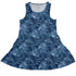 Blue Grey Hawaiian Space Dress Geek Nerd lx - C outer space & astronaut print Tropical Hawaiian Patterns