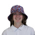 Book Shelf Bucket Hat Geek Nerd book prints Design by Zirkus Design lx - B