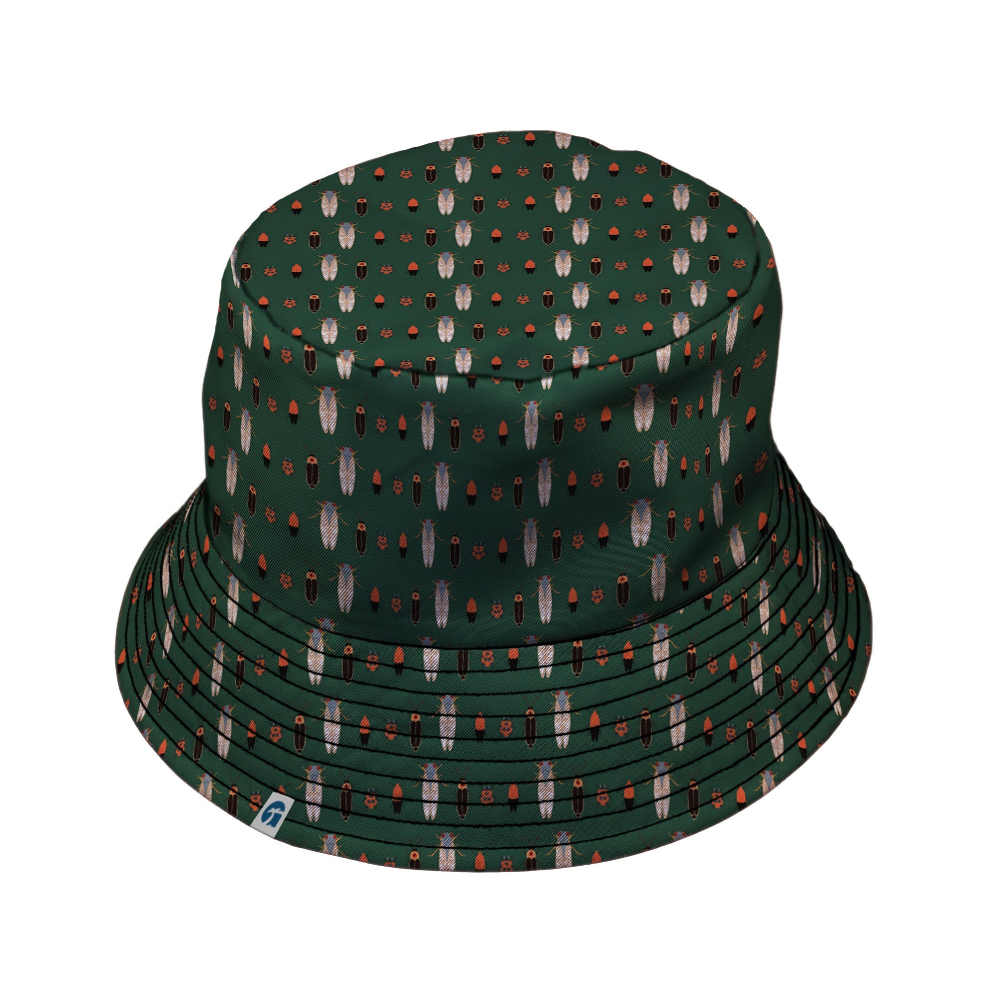 Bug March Bucket Hat Geek Nerd 0925 Animal Patterns Design by Heather Davenport