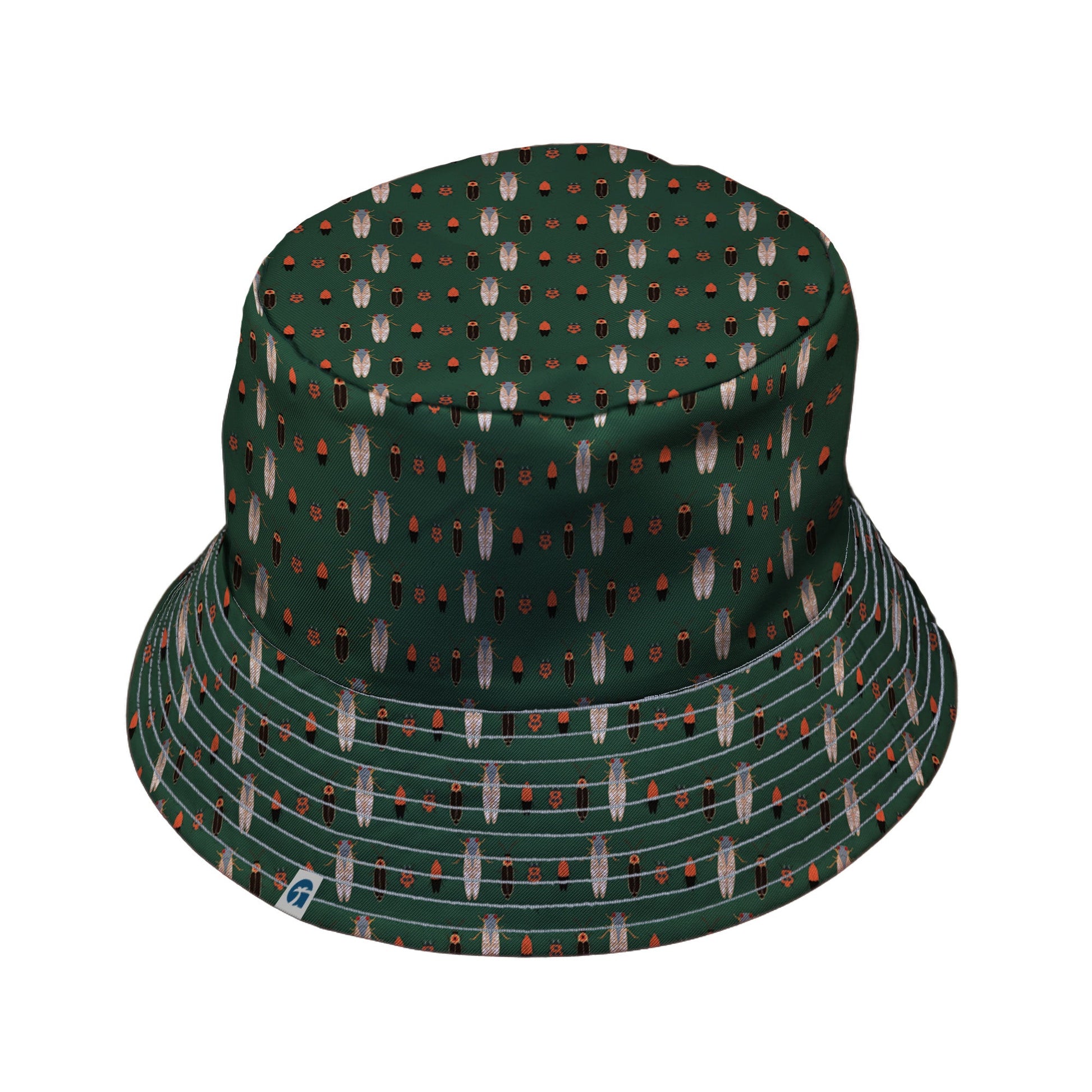 Bug March Bucket Hat Geek Nerd 0925 Animal Patterns Design by Heather Davenport