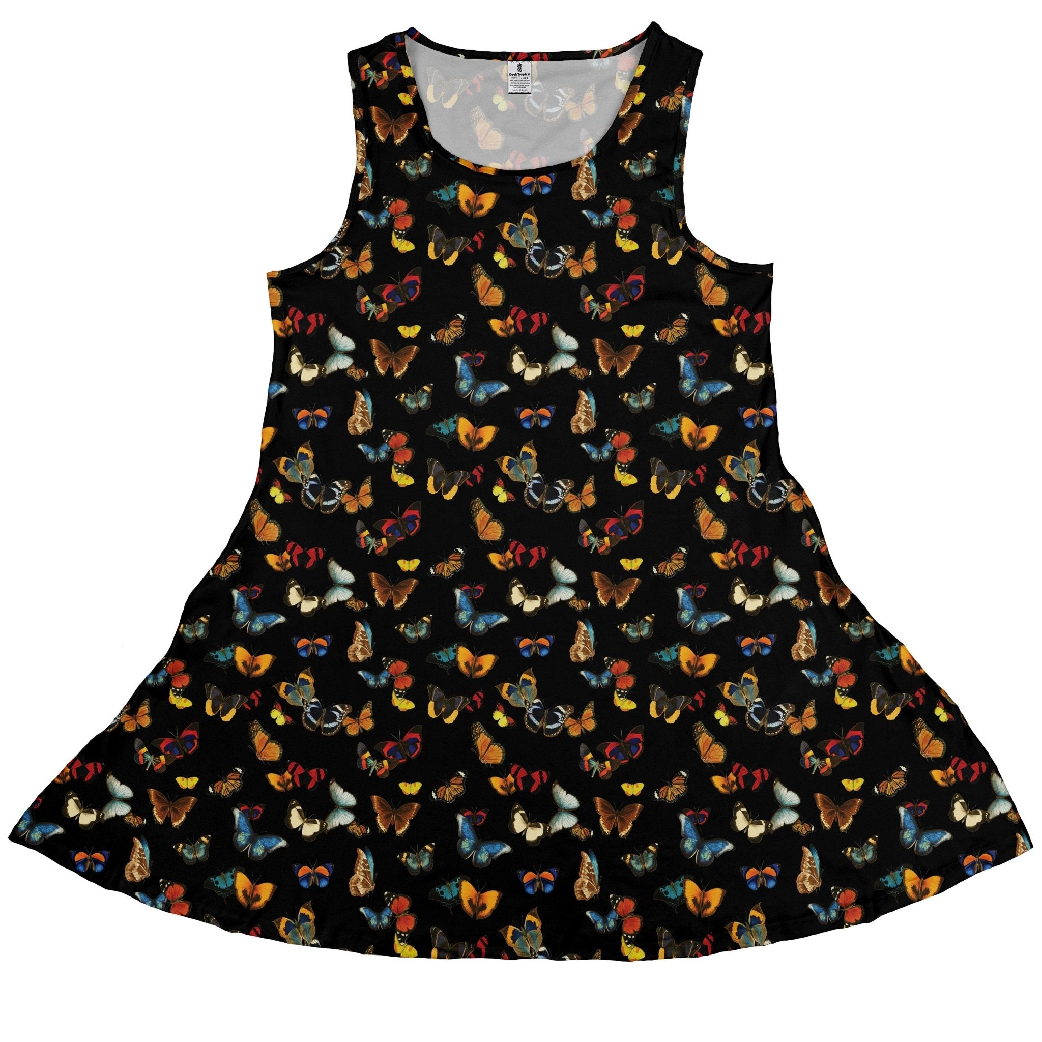 Butterfly Spring Dress Geek Nerd 0925 Animal Patterns Design by Tobe Fonseca