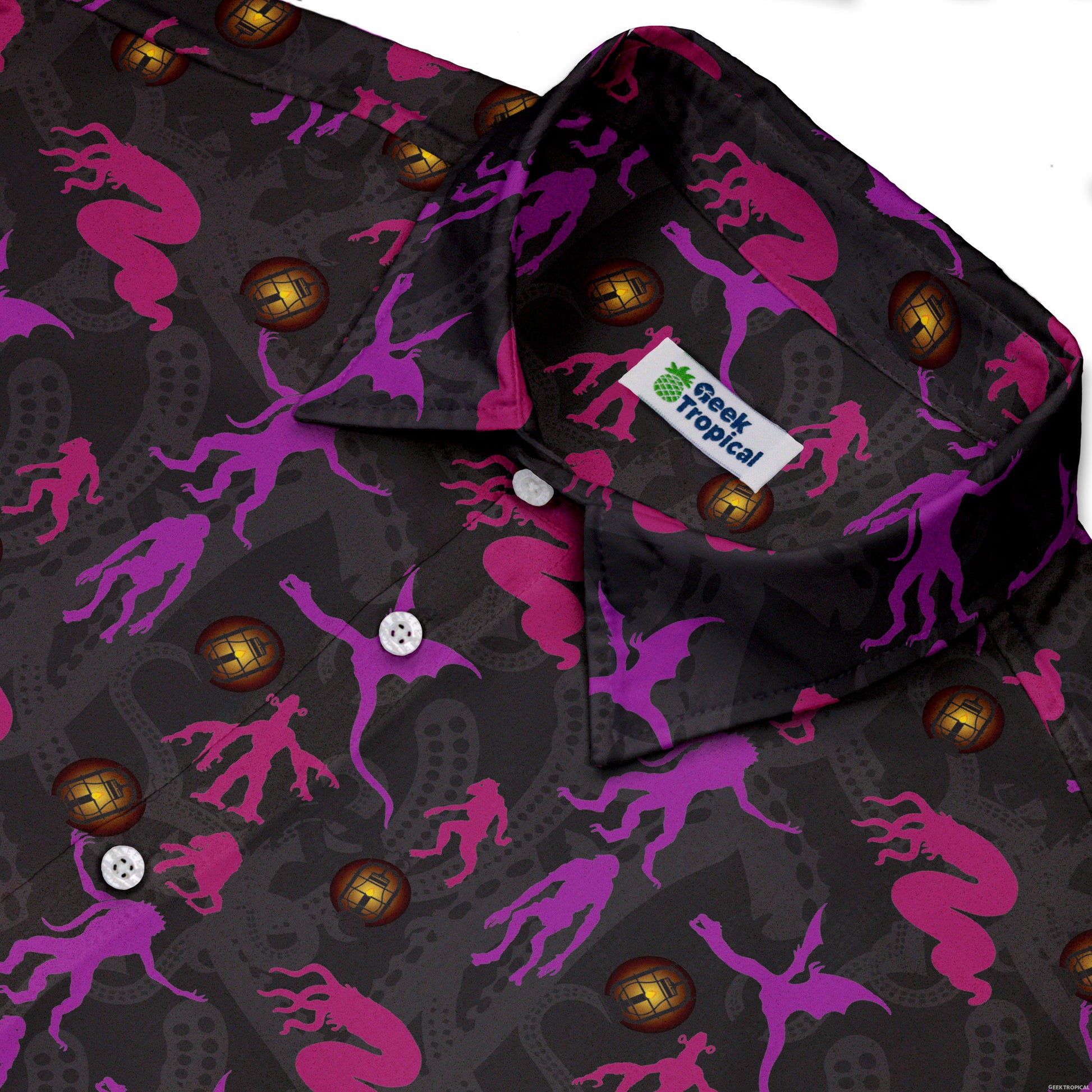 Call of Cthulhu Button Up Shirt