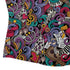 Cartoon Music Doodles Curvy Button Up Shirt Geek Nerd Maximalist Patterns music print women