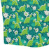 Dinosaur Smiles Flowers and Leaves Button Up Shirt - adult sizing - dinosaur print - Maximalist Patterns