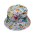 Dinosaur Beach Party Bucket Hat Geek Nerd Design by Zirkus Design dinosaur print lx - B