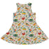 Dinosaur Beach Party Dress Geek Nerd Design by Zirkus Design dinosaur print lx - C
