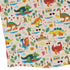 Dinosaur beach party Long Sleeve Button Up Shirt Geek Nerd adult sizing Design by Zirkus Design dinosaur print