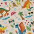 Dinosaur beach party Long Sleeve Button Up Shirt Geek Nerd adult sizing Design by Zirkus Design dinosaur print