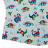 Dinosaur Wonderful Winter Curvy Button Up Shirt Geek Nerd christmas print Design by Zirkus Design dinosaur print