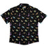 Dinostellar Space Dinosaurs Button Up Shirt Geek Nerd 0925 adult sizing All Adult Button Up Shirts