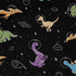 Dinostellar Space Dinosaurs Long Sleeve Button Up Shirt Geek Nerd 0925 adult sizing All Adult Button Up Shirts