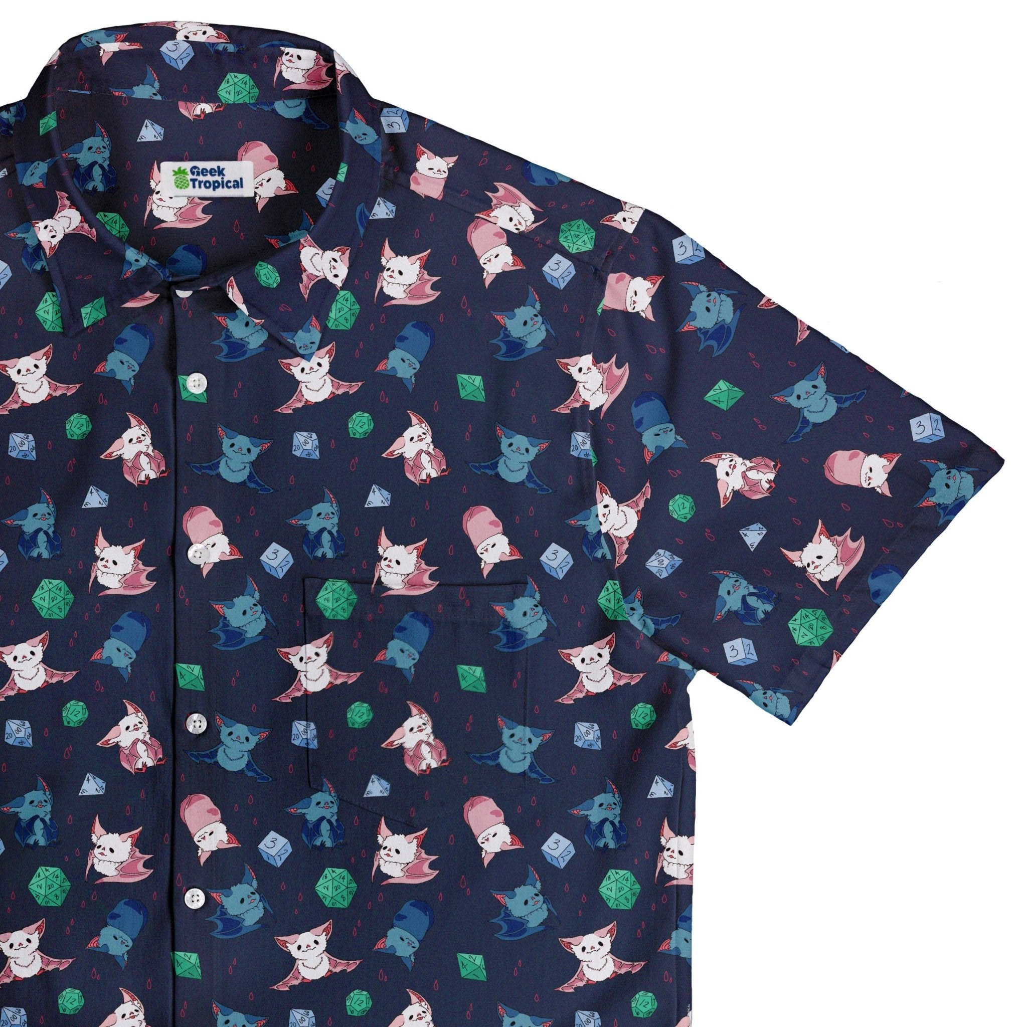 bat dress shirt Halloween Dress Shirt with Bats and Moonlight