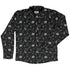 Dnd Dungeon Monsters Midnight Long Sleeve Button Up Shirt Geek Nerd adult sizing Designs by Nathan dnd & rpg print