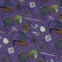 Dnd Hero Inventory Purple Long Sleeve Button Up Shirt Geek Nerd adult sizing Designs by Nathan dnd & rpg print