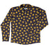 Dnd High Roller Gold Dice Long Sleeve Button Up Shirt Geek Nerd adult sizing dnd & rpg print FLOW DESC WRITING