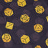 Dnd High Roller Gold Dice Long Sleeve Button Up Shirt Geek Nerd adult sizing dnd & rpg print FLOW DESC WRITING
