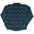 Dnd Mystic Blue Dragons Long Sleeve Button Up Shirt Geek Nerd adult sizing Designs by Nathan dnd & rpg print