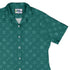 Dominos Minimalist Curvy Button Up Shirt Geek Nerd board game print Design by Zirkus Design q225