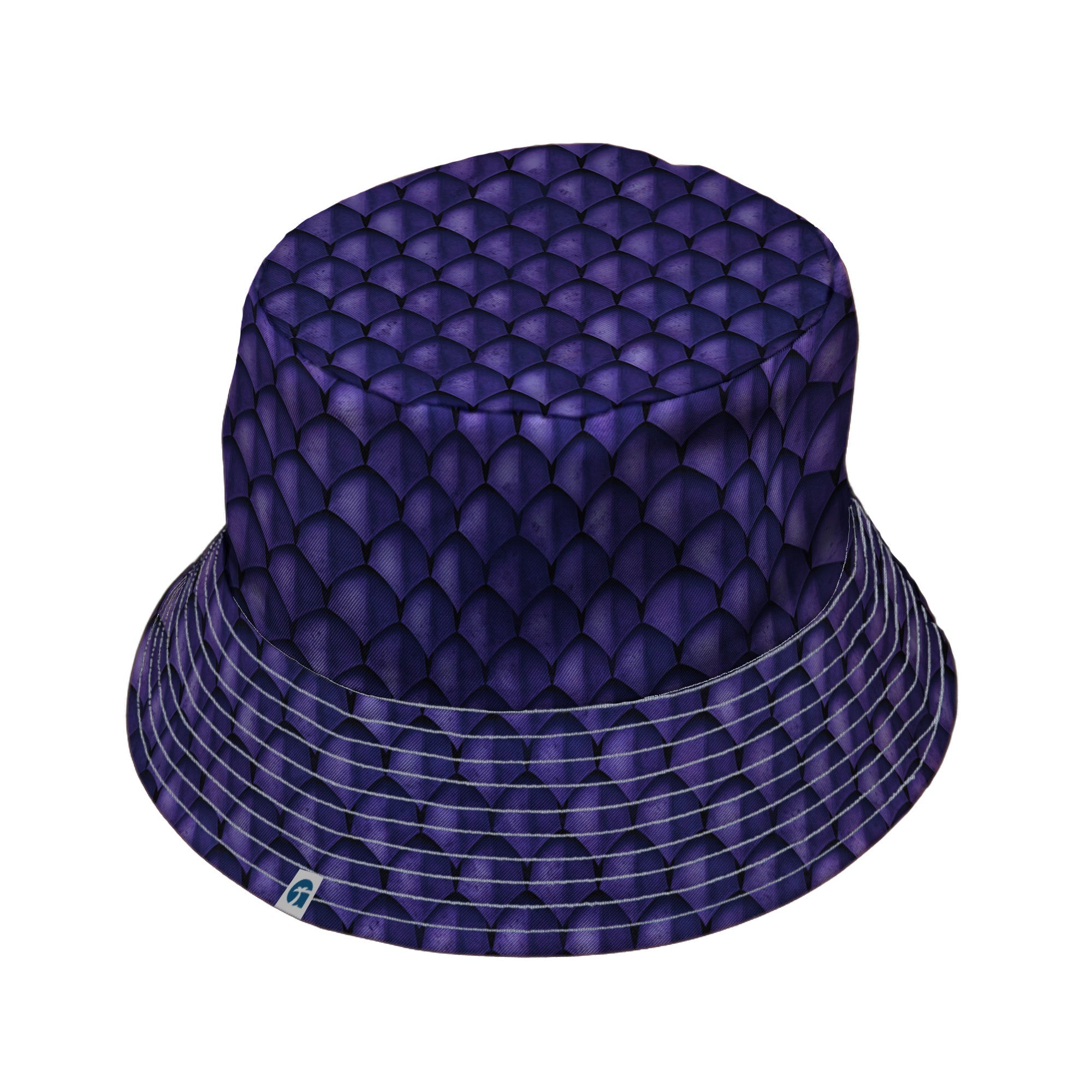 Dragon Scales Purple Dnd Bucket Hat Geek Nerd 0925 Animal Patterns Designs by Nathan