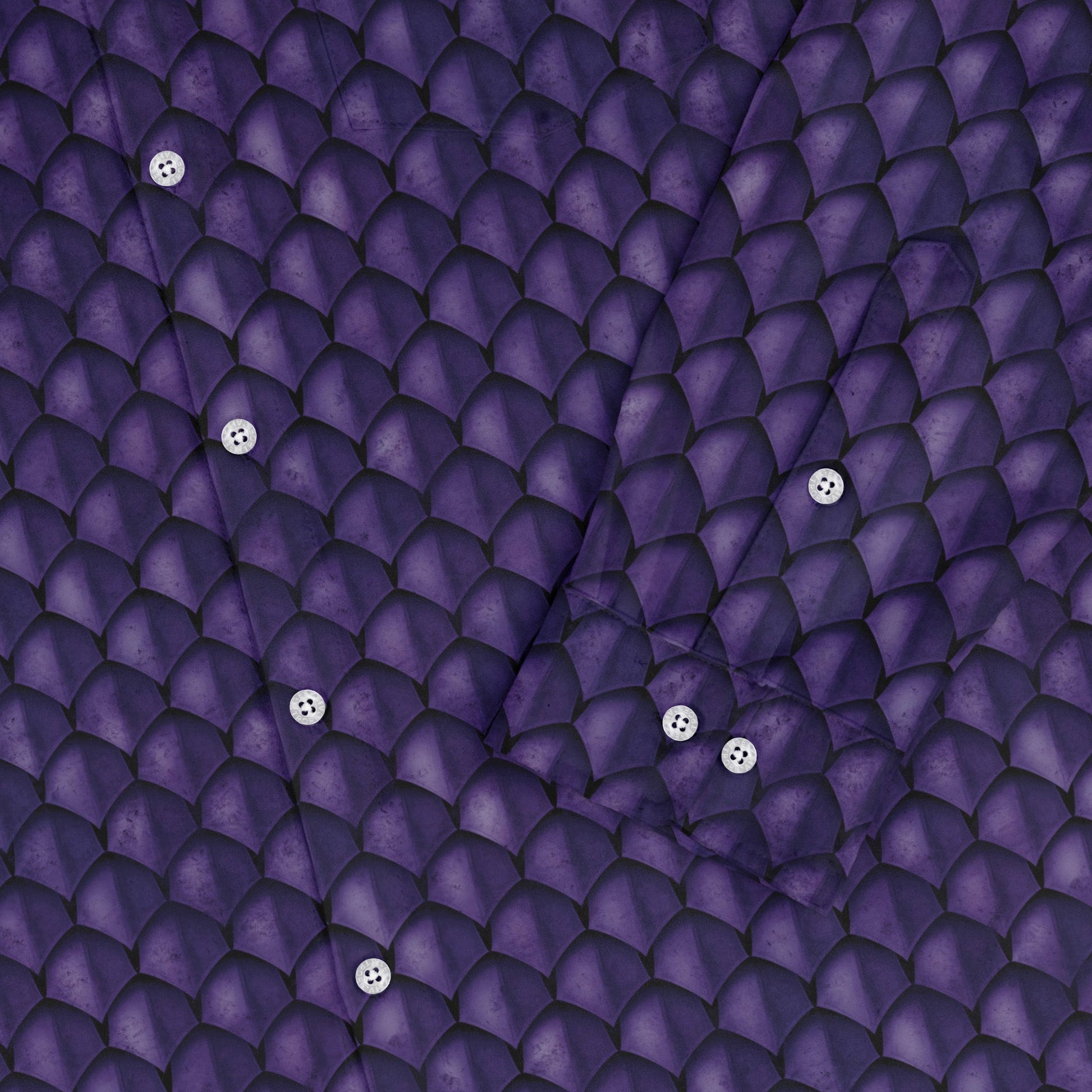 Dragon Scales Purple Dnd Long Sleeve Button Up Shirt Geek Nerd 0925 adult sizing All Adult Button Up Shirts