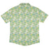 Dragon Weaving Inferno Lime Button Up Shirt Geek Nerd adult sizing Designs by Nathan fantasy prints