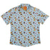 Exploding Kittens Lumber Cats Button Up Shirt - adult sizing - Animal Patterns - board game print