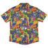 Exploding Kittens Rainbow Explosion Button Up Shirt - adult sizing - Animal Patterns - board game print