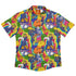 Exploding Kittens Rainbow Explosion Button Up Shirt - adult sizing - Animal Patterns - board game print