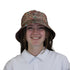 Fall Squirrel Bucket Hat Geek Nerd animal patterns botany print Design by Julie Kitzes