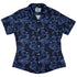 Floral Dragon Night Curvy Button Up Shirt Geek Nerd Design by Episodic Fantasy Prints q4