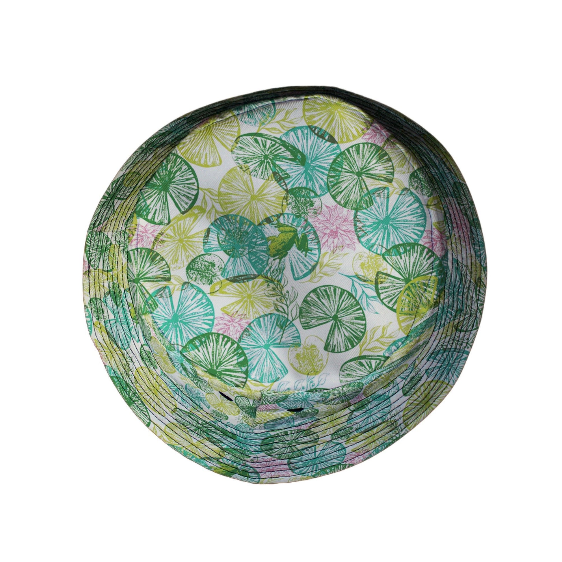 Frog Among Lilies Bucket Hat Geek Nerd 0925 Animal Patterns Botany Print