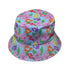 Fruit Snack Dinos Bucket Hat Geek Nerd 0925 Animal Patterns Design by Julie Kitzes