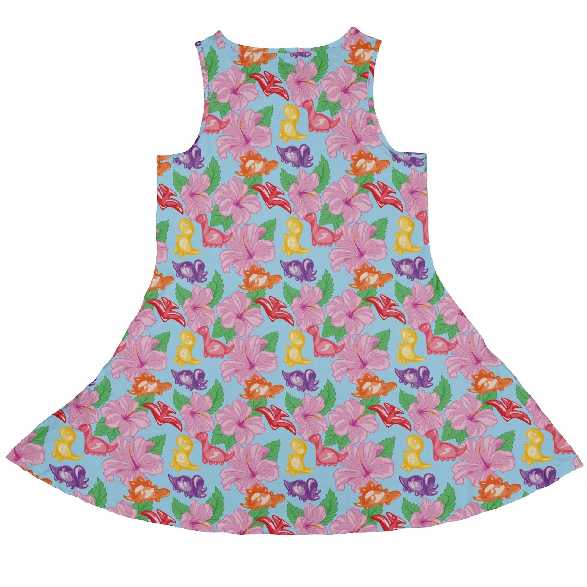 Fruit Snack Dinos Dress Geek Nerd 0925 Animal Patterns Design by Julie Kitzes