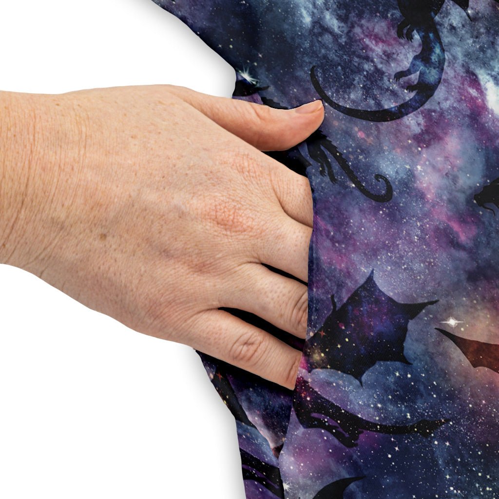 Galaxy Dragons Purple Dress Geek Nerd 0925 Designs by Nathan Fantasy Prints