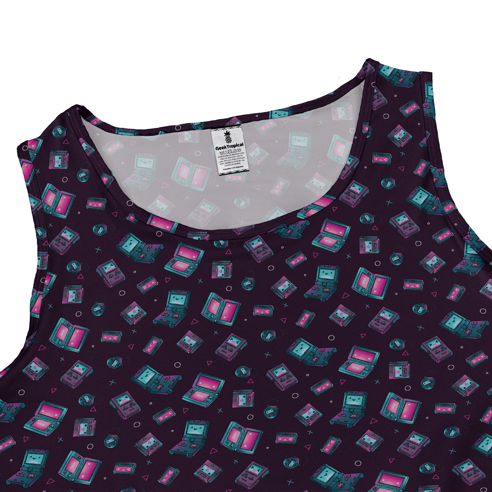 Gaming Consoles Anime Purple Dress Geek Nerd Design by Ardi Tong lx - C q225