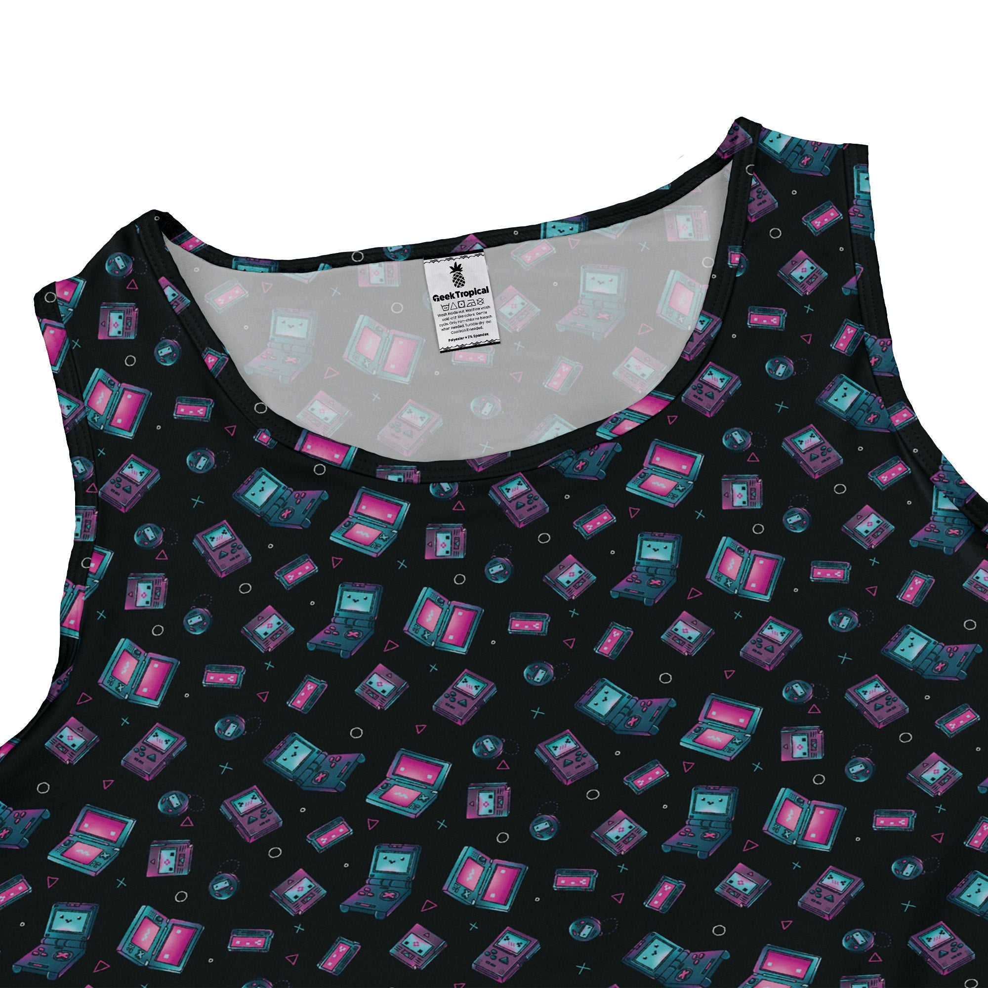 Gaming Consoles Anime Teal Dress Geek Nerd Design by Ardi Tong lx - C q225