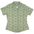 Garden Dragons Fantasy Curvy Button Up Shirt Geek Nerd Designed by Rose Khan Fantasy Prints Tropical Hawaiian Patterns