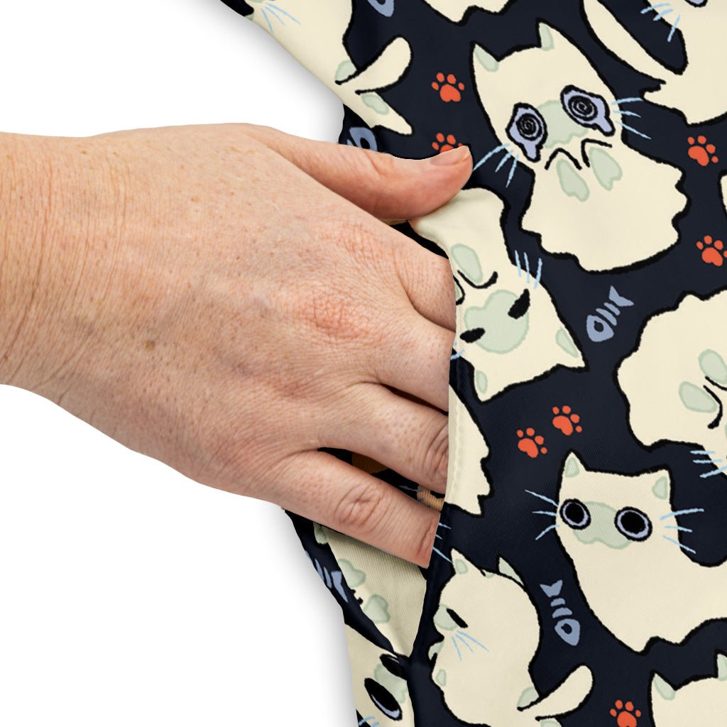 Ghost Cats Dress Geek Nerd 0925 Animal Patterns Design by Ardi Tong
